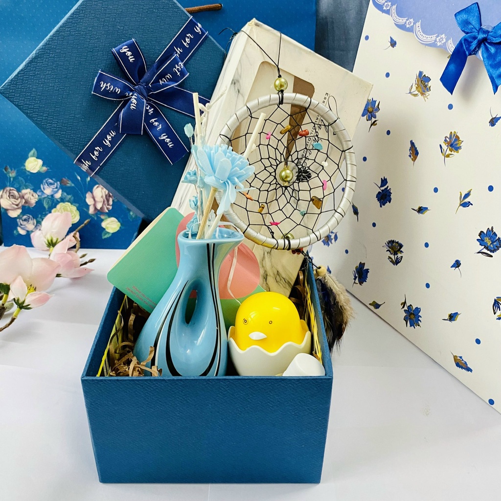 [Dream] quà tặng sinh nhật, bạn gái, trai, người yêu gồm lọ hoa tinh dầu, vòng bắt giấc mơ, đèn ngủ gà con, thiệp trái t