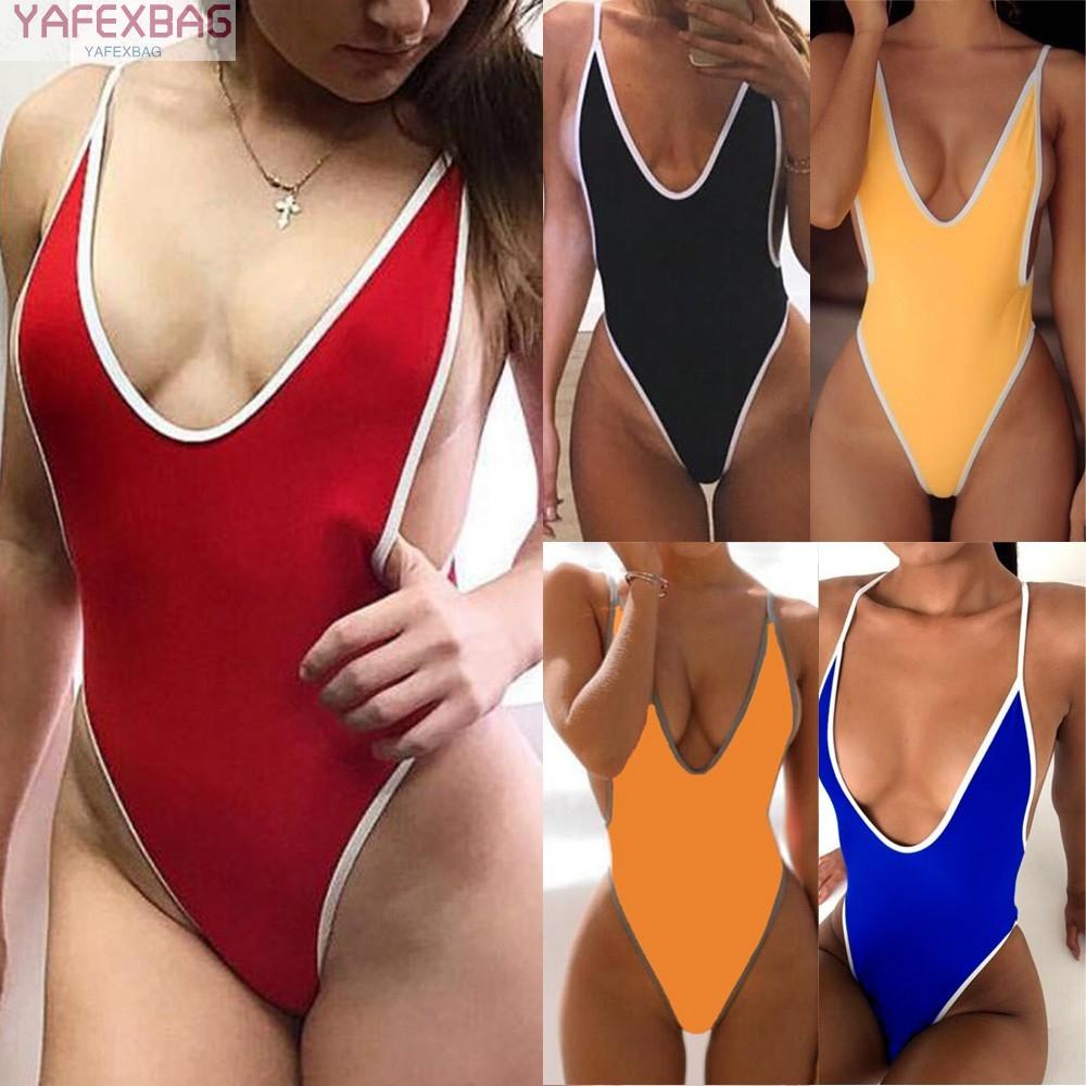 Swimsuit Bathing Beachwear Fashionable Holiday Monokini One-Piece Unpadded
