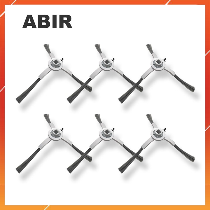 Bộ 2 chổi cạnh, chổi quét góc - Phụ kiện thay thế dành cho Robot hút bụi lau nhà ABIR X6/X8