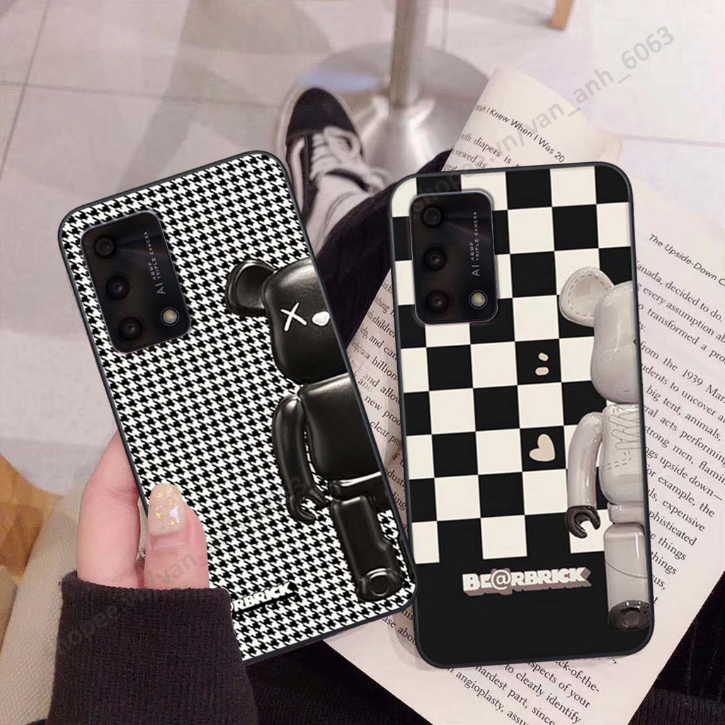 Ốp lưng Oppo A74 / A94 / A95 ốp điện thoại hình bearbrick, new york, thể thao