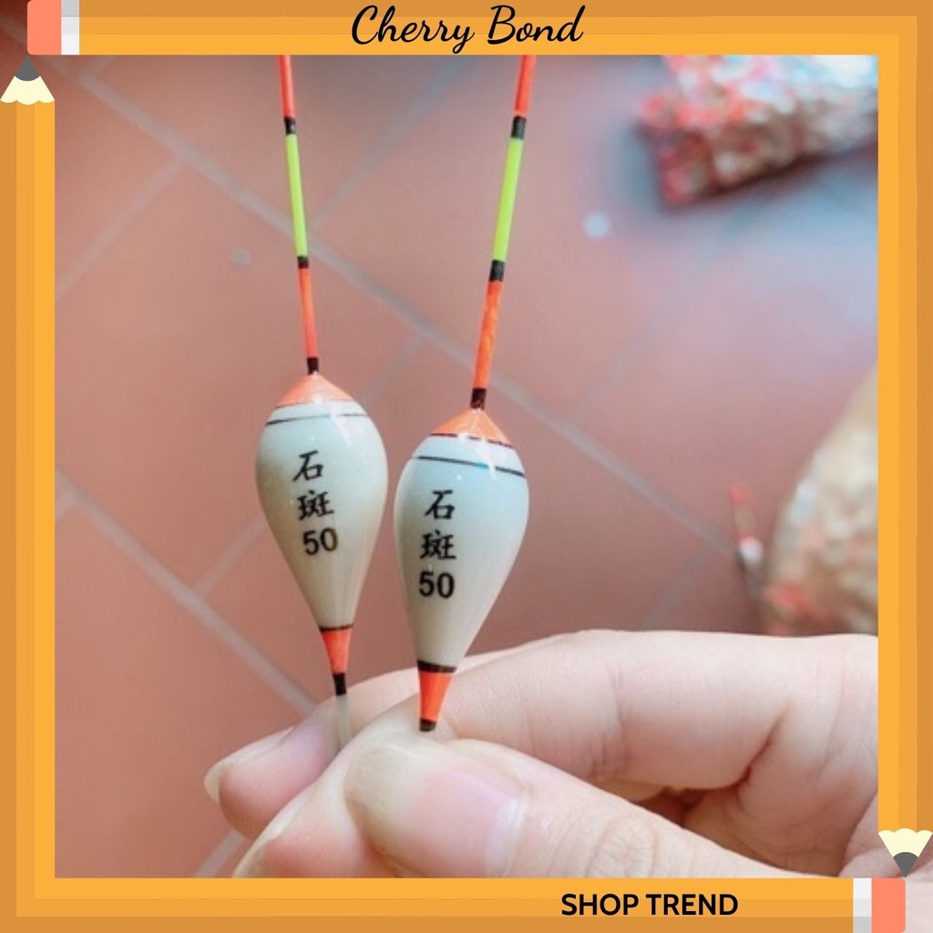 Phao câu cá rô cá chép bằng gỗ sơn bóng đẹp giá rẻ chất lượng bền dùng câu cần đơn câu ao hồ sông