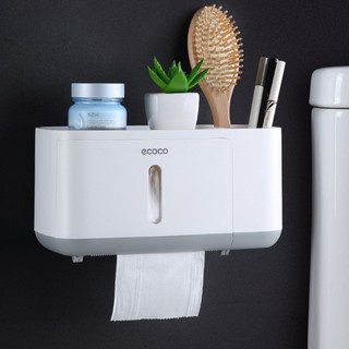 Hộp đựng giấy Ecoco chính hãng treo nhà tắm