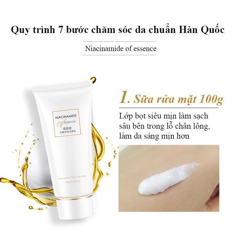 MS0001 Bộ mỹ phẩm LizeeaA dưỡng da cao cấp làm sáng da và chống lão hóa chăm sóc da mặt từ sâu bên trong