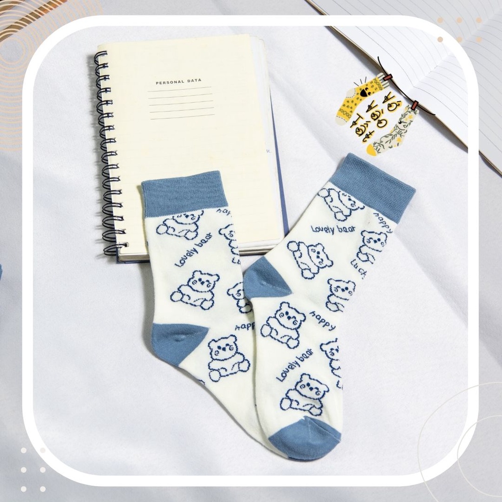 TẤT VỚ NỮ CỔ CAO XANH JEAN