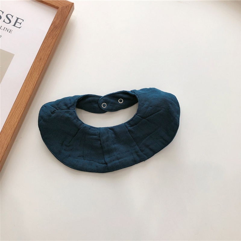 Yếm Ăn Cotton Màu Sắc Xinh Xắn Cho Bé Sơ Sinh