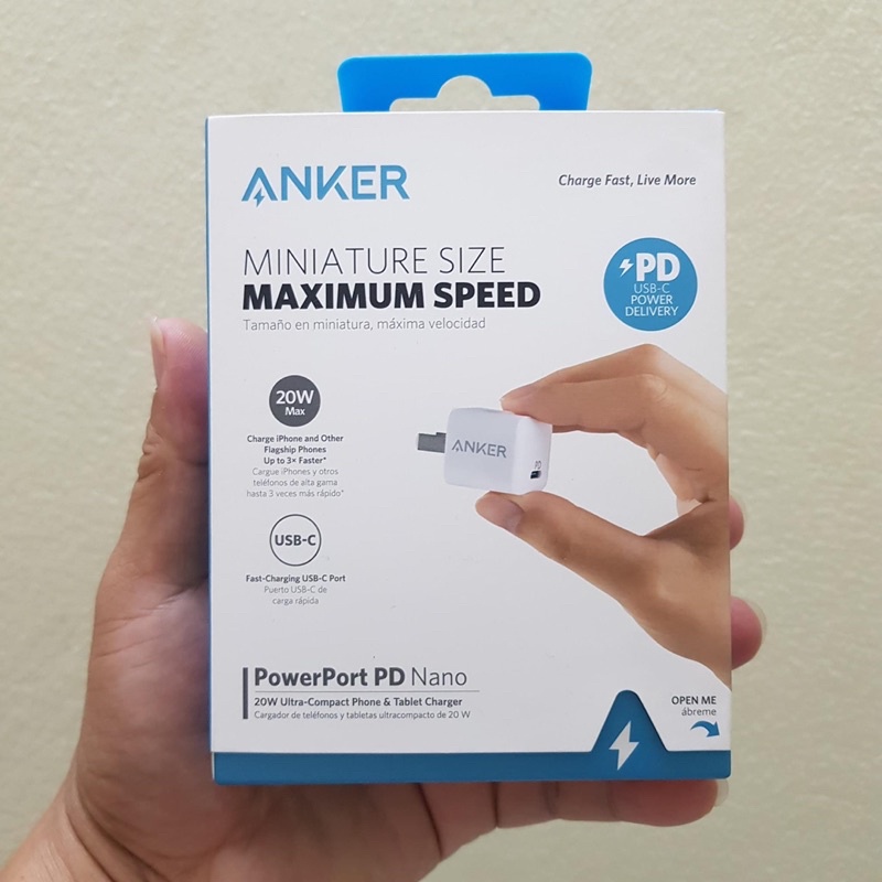 Củ sạc nhanh Anker Powerport III Nano 20W - Bảo hành 12 tháng 1 đổi 1