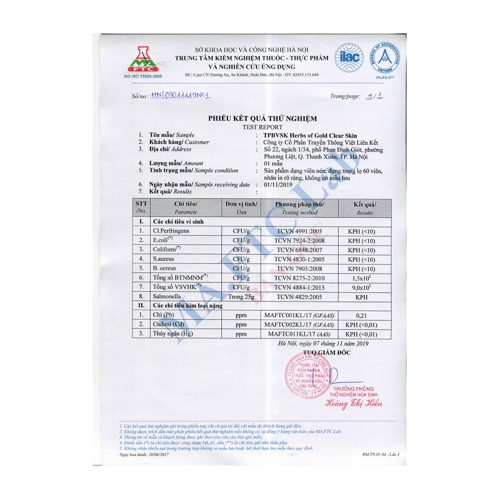 Viên Uống Thải Độc Da Herbs Of Gold Clear Skin Hỗ Trợ Giảm Mụn 60 Viên | BigBuy360 - bigbuy360.vn