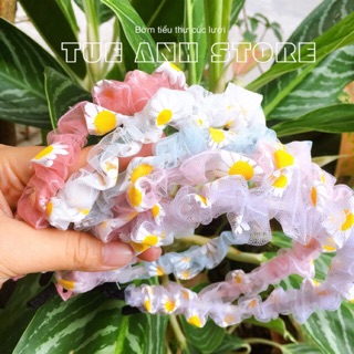 [Sỉ 7k9] B92-  Bờm cài tóc tiểu thư hoa cúc lưới