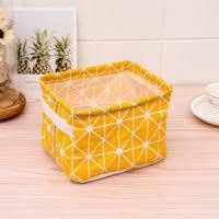 Giỏ Vải Mini Đựng Đồ Mỹ Phẩm Trang Điểm Điện Thoại Cá Nhân Xinh Xắn Trên Bàn Làm Việc Văn Phòng  2357 KHO TỔNG