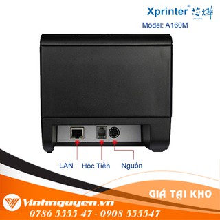Máy in hóa đơn Xprinter A160M USB [K80 - Cắt giấy tự động]