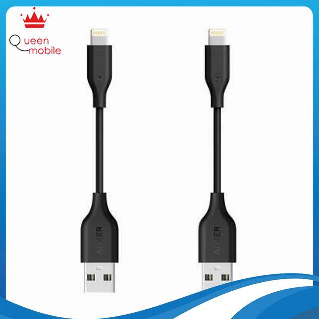 Cáp Lightning Anker PowerLine - 10cm (B81160) Hộp 2 Pack