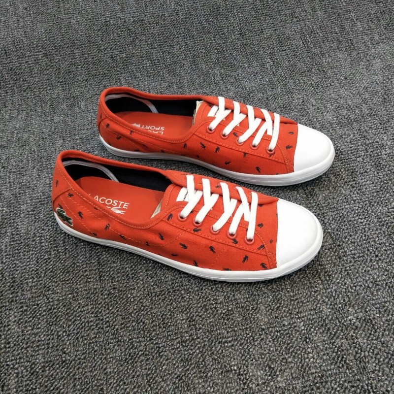 Giày vải nữ thời trang bản đơn giản năm màu tự chọn lacoste