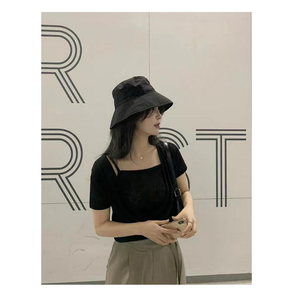 63428 Hai Mảnh Áo Thun Tay Ngắn Nhìn