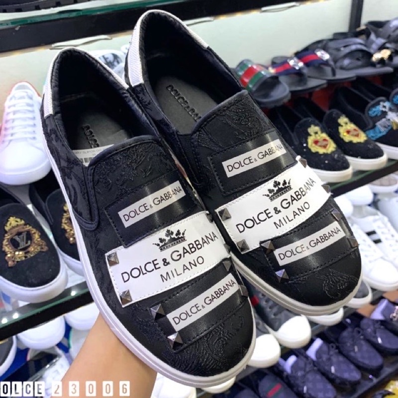 Giày dg nam da lộn cao cấp, giày slipon nam fullbox.