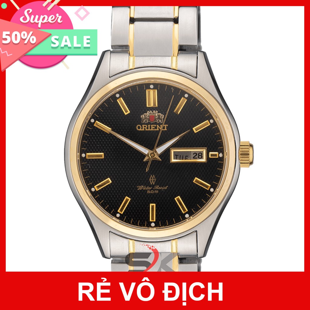 Đồng Hồ Cơ Nam Orient Classic Mặt Đen Cổ Điển Vỏ Demi Automatic ORCV06DESẵn Hàng
