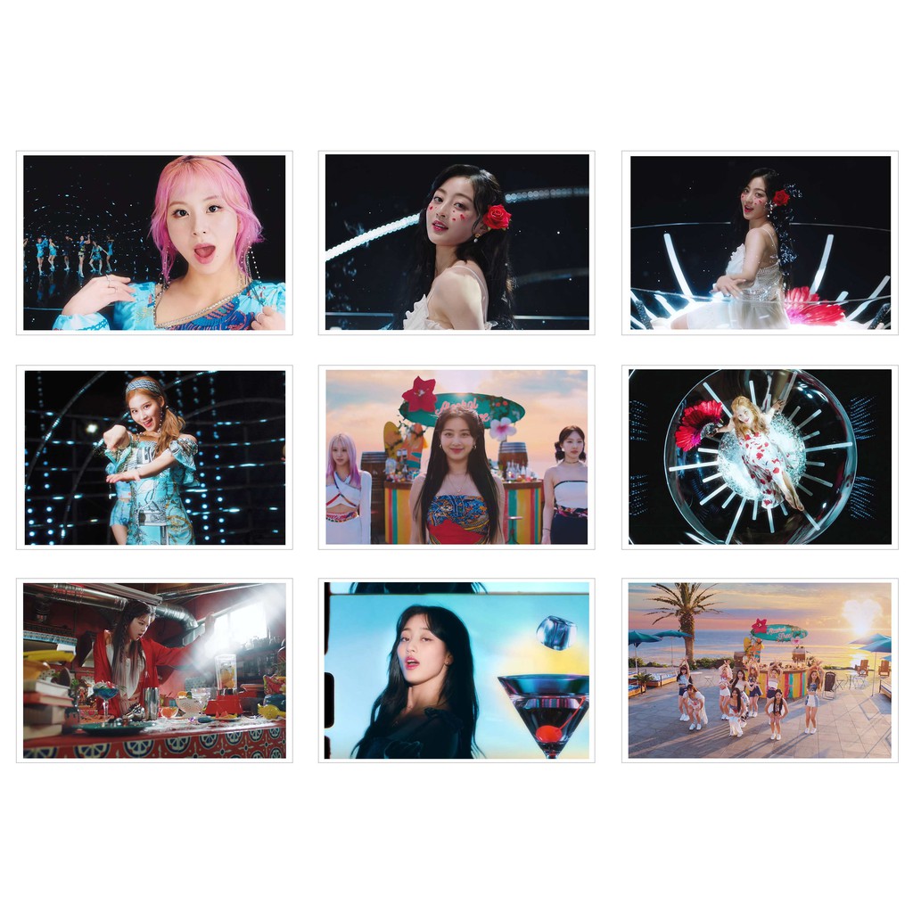 [Ép Lụa] Lomo Card 54 Ảnh TWICE - Alcohol-Free