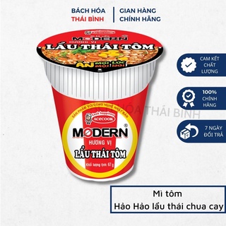 Mì Ly Modern Hương Vị Lẩu Thái Tôm/ Riêu cua 65g