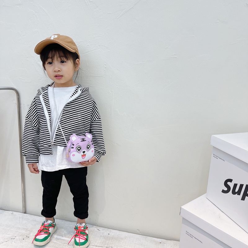 Túi Đeo Chéo Vai Mini Hình Chú Hổ Dễ Thương Dành Cho Bé Gái