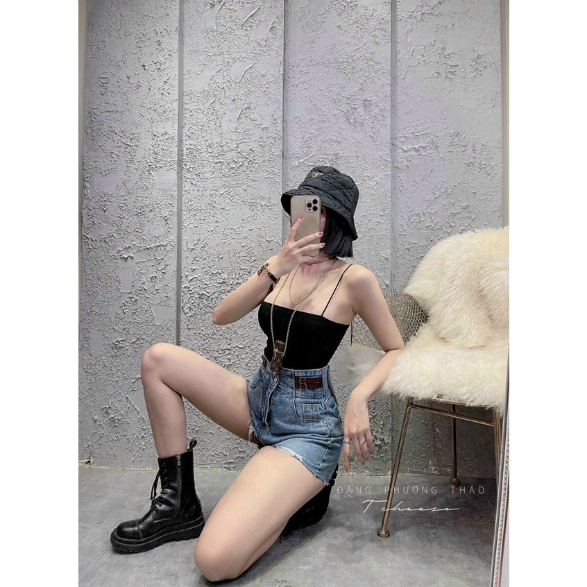 Áo hai dây bún dáng dài chất siêu đẹp