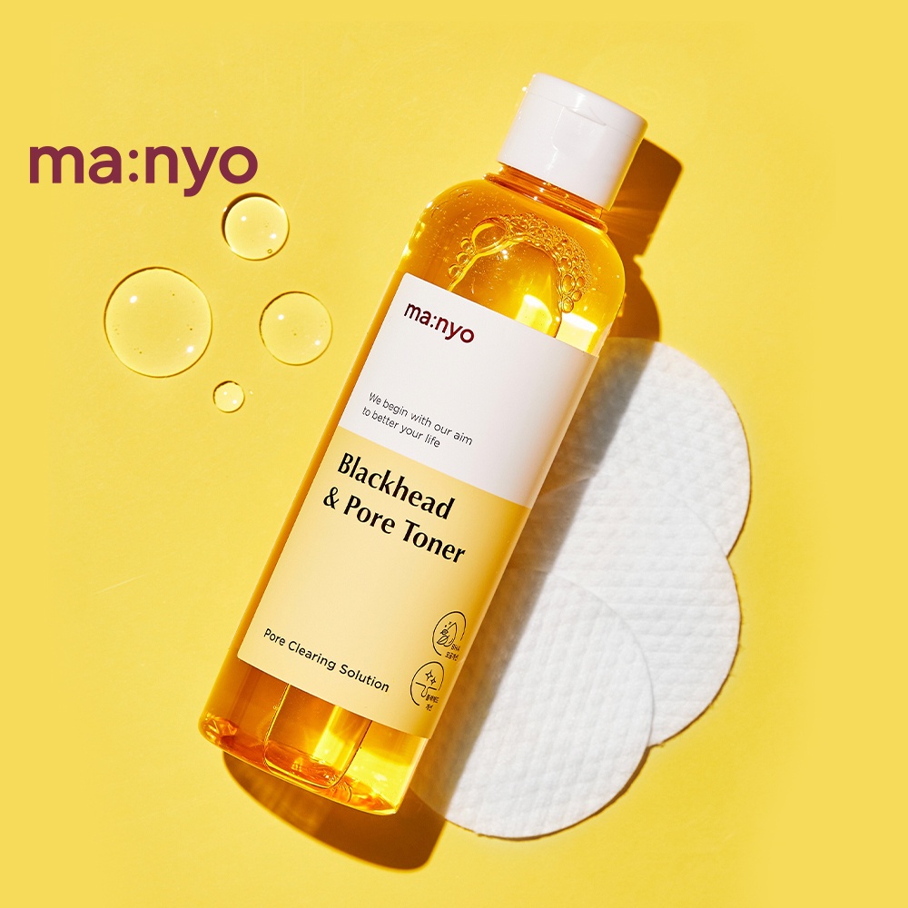 Toner ma:nyo dưỡng ẩm làm sạch mụn đầu đen se khít lỗ chân lông 210ml ...