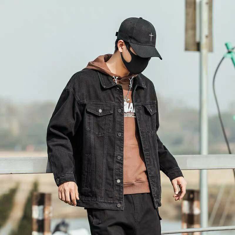 [xưởng sỉ] Áo khoác jean nam cao cấp xanh wash đen sương - top 4 áo khoác đỉnh năm nay