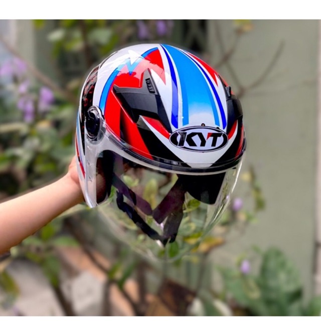 Mũ Bảo Hiểm 3/4 M268 2 Kính Dragon Boy cực đẹp, Lên logo kyt , Bảo hành 12 tháng