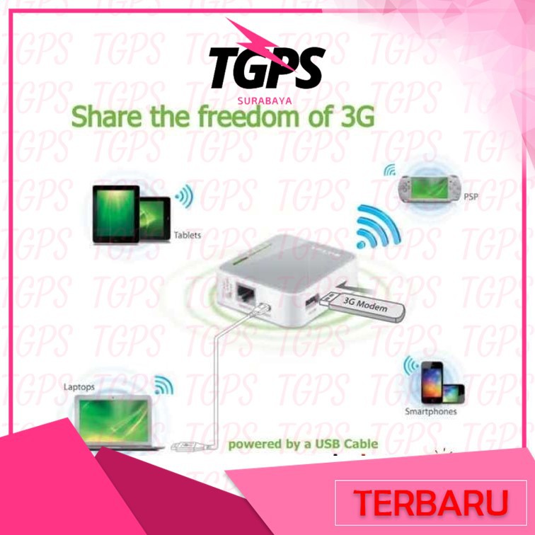 Usb Phát Sóng Wifi Tp Link Tl-Mr3020 4g / 3g Hỗ Trợ Tgps