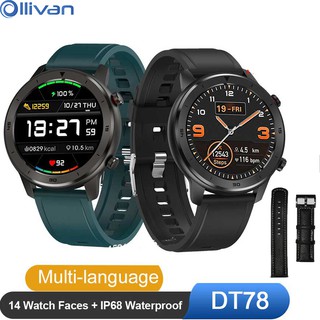 DT78 Smart Watch Men Fitness Tracker Women Wearable Devices IP68 Smartwatch Heart Rate Wristwatch Smart Watch VS DT98