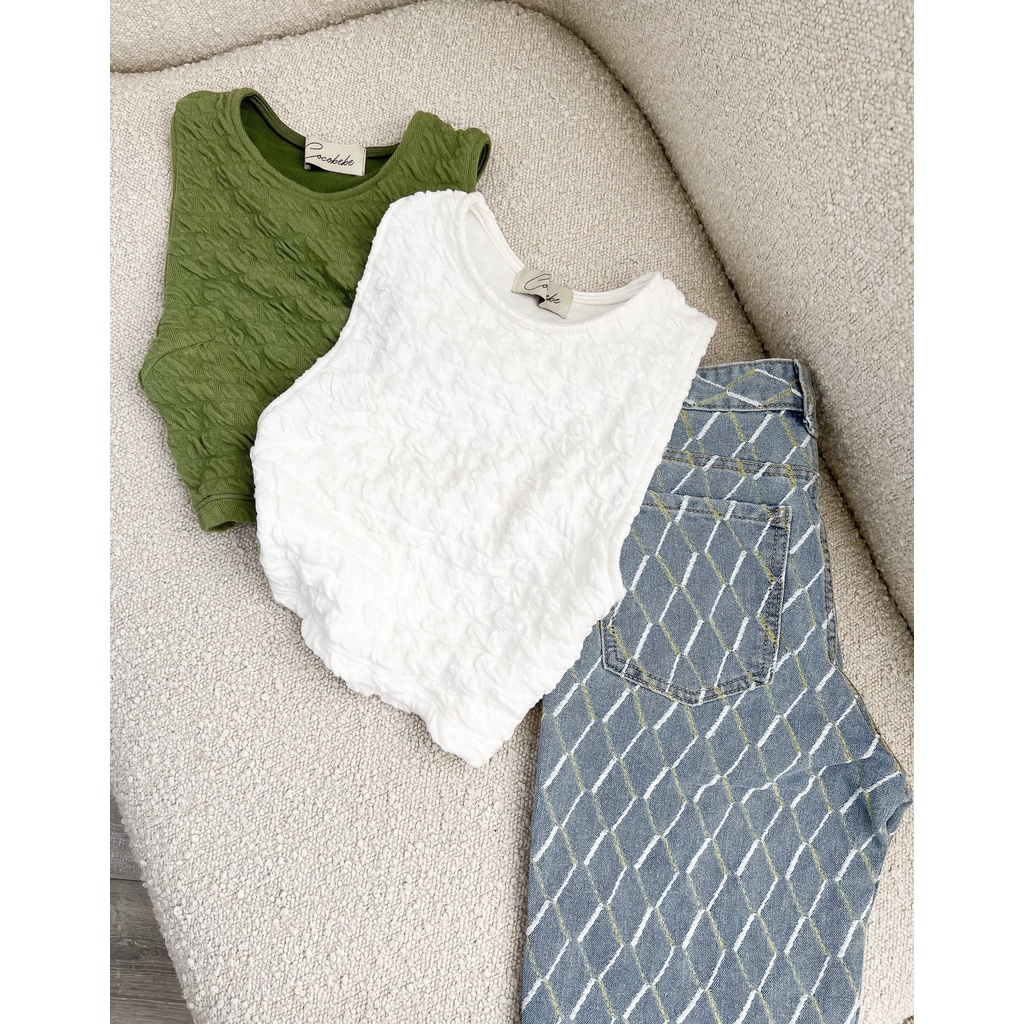 Áo Sn Croptop Thun Nhúm