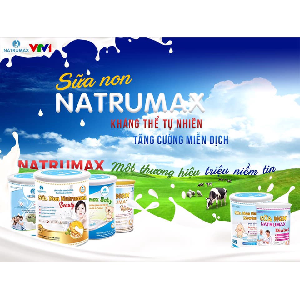 Sữa non Natrumax Newborn 800g giúp trẻ tăng cân tăng chiều cao