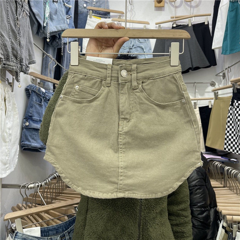 Chân váy jean Thiết Kế Mới Thời Trang Mùa Xuân Hè 2022