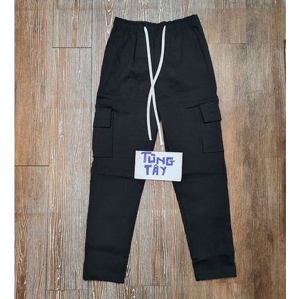 Quần Cargo Pant Kaki túi hộp ống xuông phong cách Unisex
