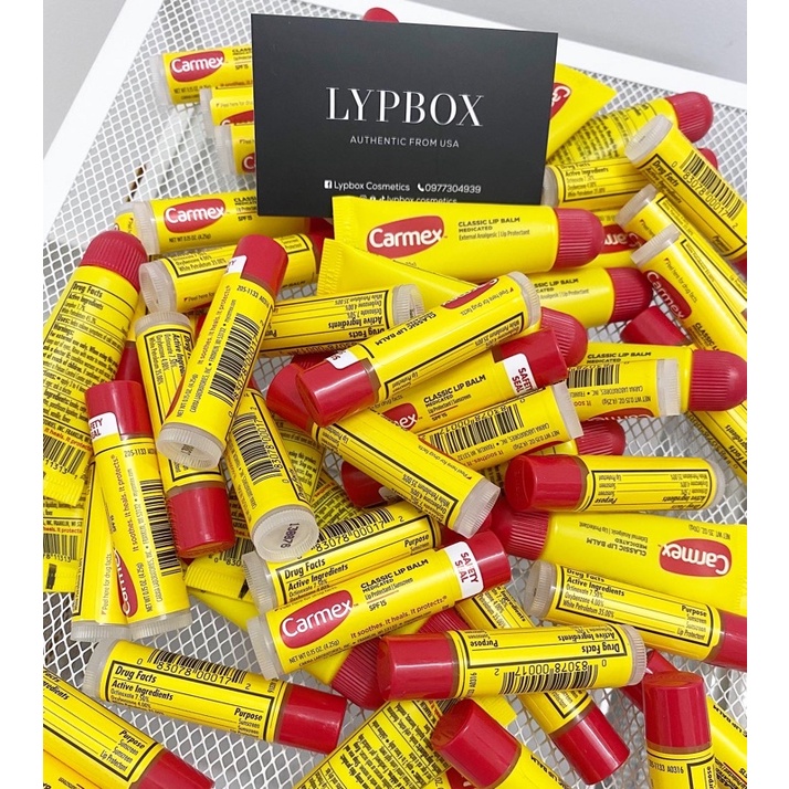 AUTH - SALE OFF SON DƯỠNG MỀM MÔI CARMEX CLASSIC LIP BALM USA