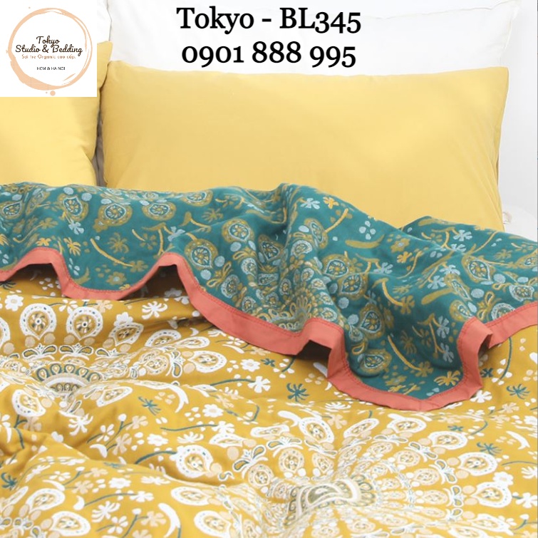 S90_Chăn Xô Organic Cotton Dòng Cao Cấp