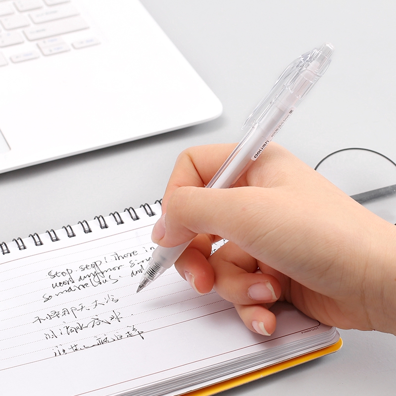 Bút mực đen vỏ trong suốt đầu bi 0.5mm dùng cho văn phòng/trường học