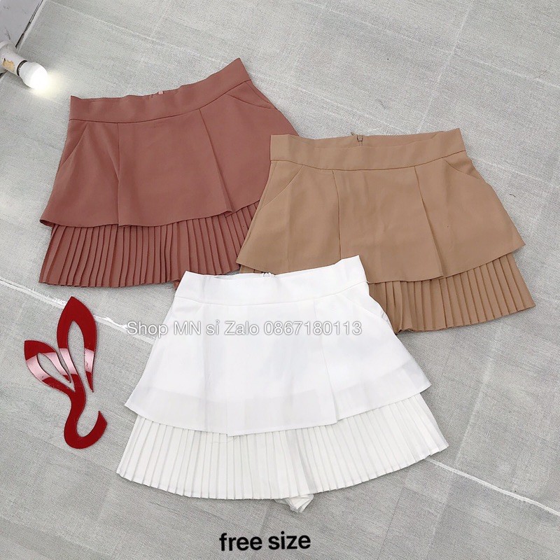 🌹Quần giả váy dập ly | BigBuy360 - bigbuy360.vn