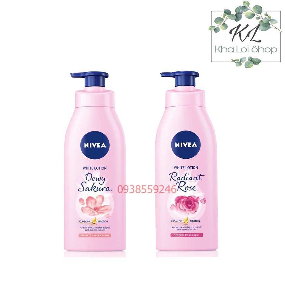 Sữa Dưỡng Thể Trắng Da Nivea Hương Hoa 350ml