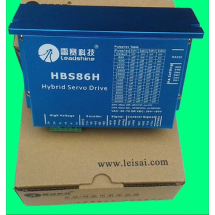 Bộ động cơ Hybrid Servo Leadshine 8Nm và Driver HBS86H chính hãng