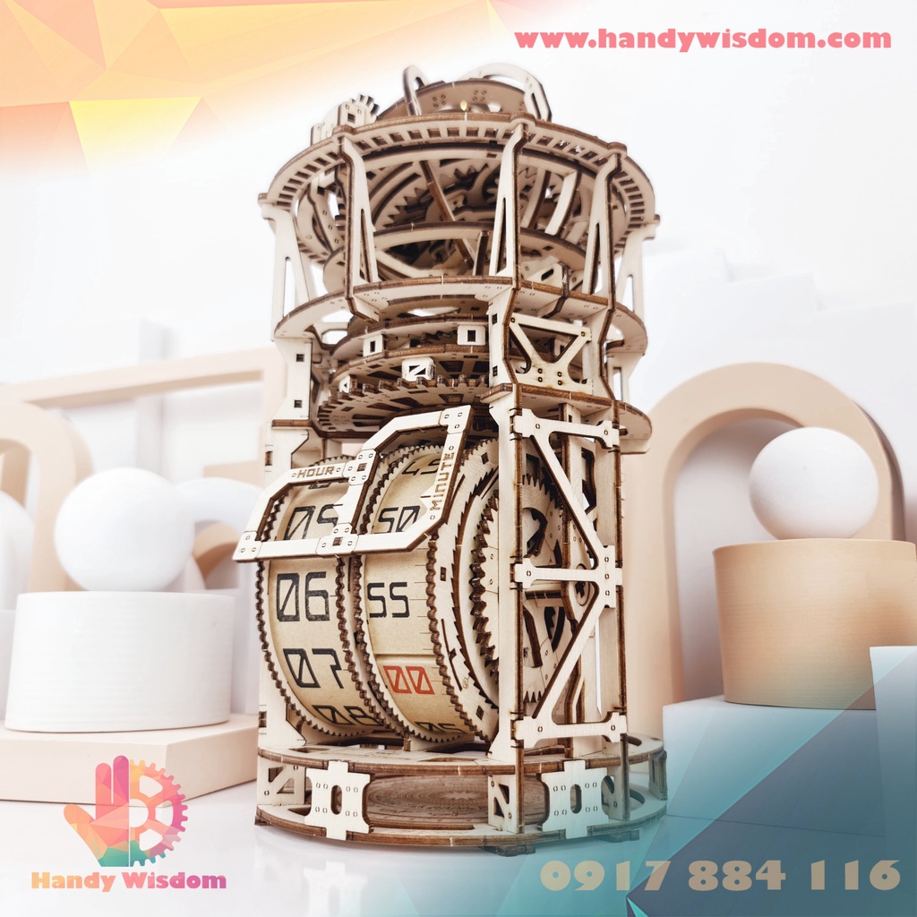 Mô hình gỗ chuyển động - Dream Tourbillon - Đồng hồ thiên văn