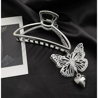 Kẹp Tóc Kim Loại Phối Xích Butterfly