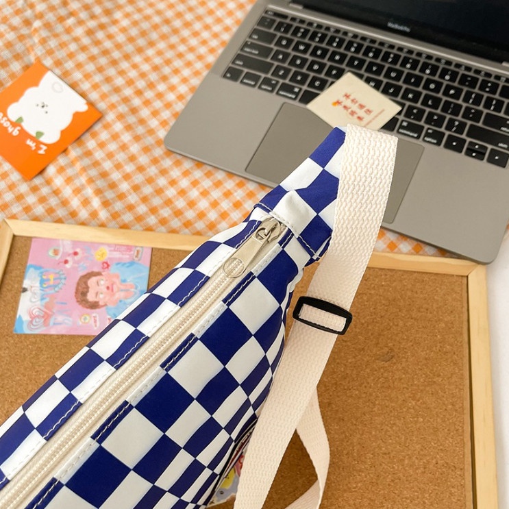 Túi đeo chéo học sinh unisex Hàn Quốc cỡ lớn đi học đi chơi thể thao thời trang nam nữ cá tính