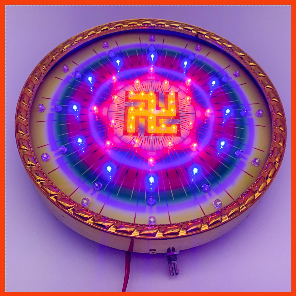 Hào quang led chữ vạn, hào quang phật giáo, Hào quan phật Như Lai Phật Tổ, Ba Vị Thánh, quan phật quan âm