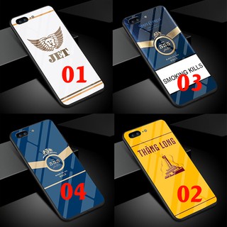 Ốp lưng iphone - Ốp kính hình bao thuốc dành cho iphone 6 đến 12promax - k143