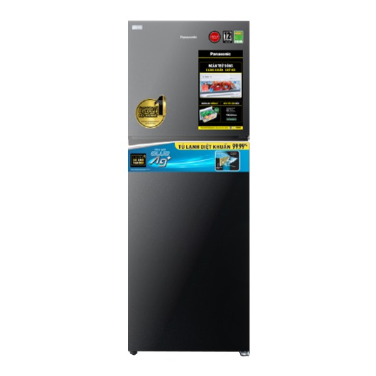 Tủ Lạnh Inverter PANASONIC 306L NR-TV341VGMV Thiết kế mặt gương sang trọng  Công nghệ diệt khuẩn Blue AG tiêu diệt 99,99