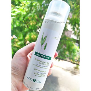 [150ml] Dầu gội khô Klorane Dry Shampoo with Oat Milk Ultra-gentle