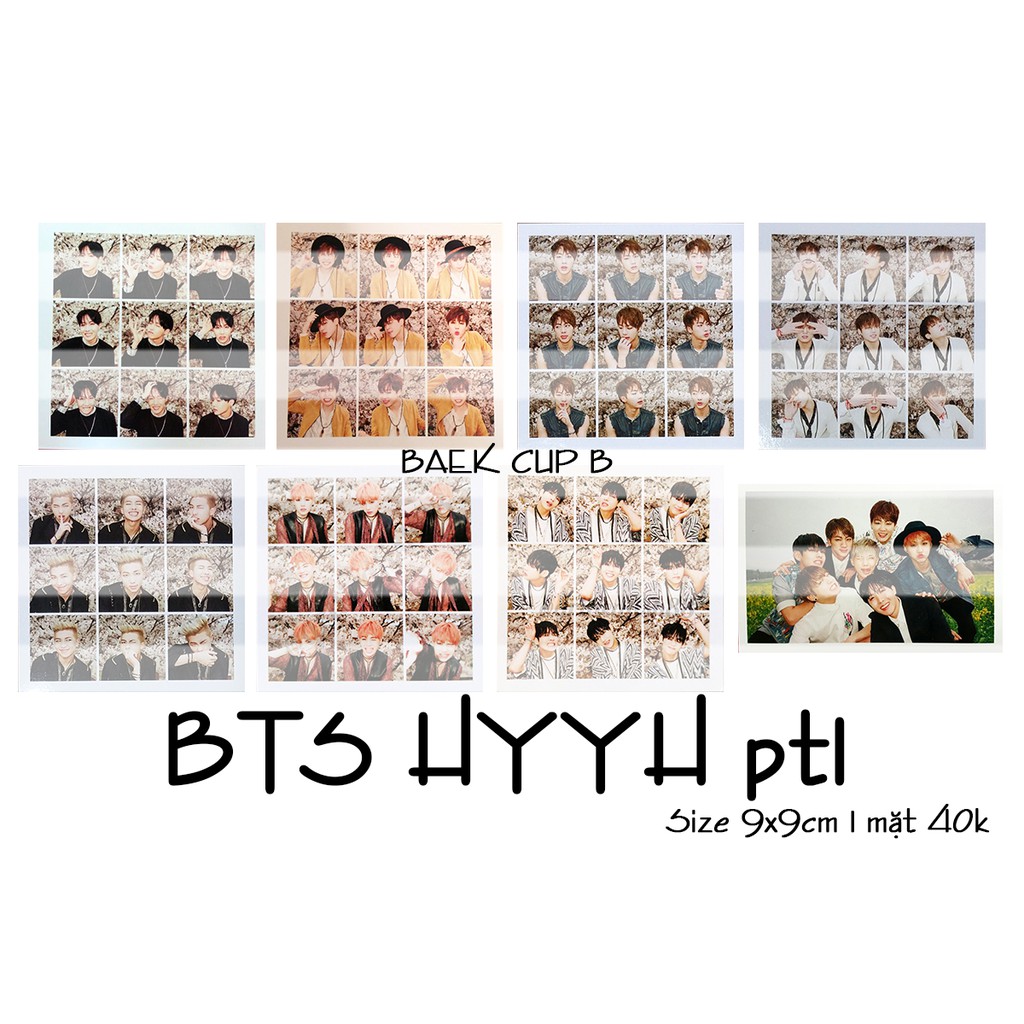 Set card BTS UNOFFICIAL