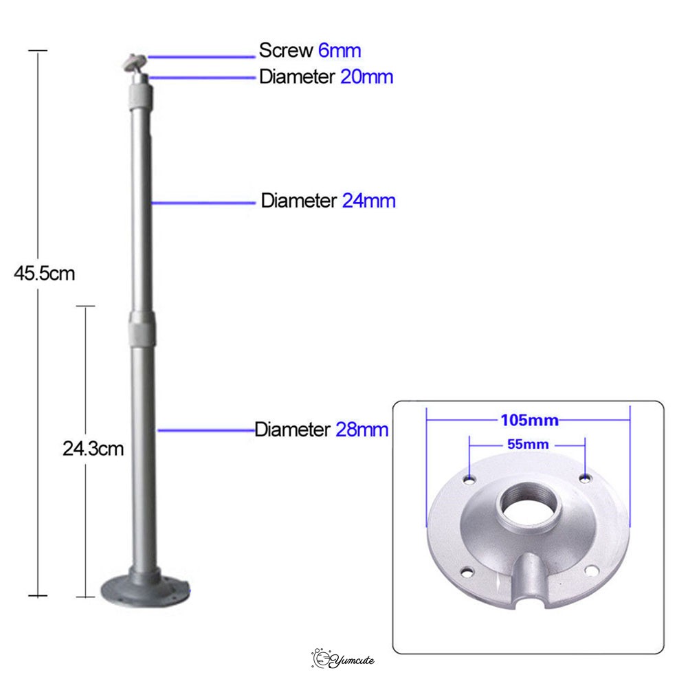 Giá Đỡ Máy Chiếu Treo Tường 20-40cm 15kg