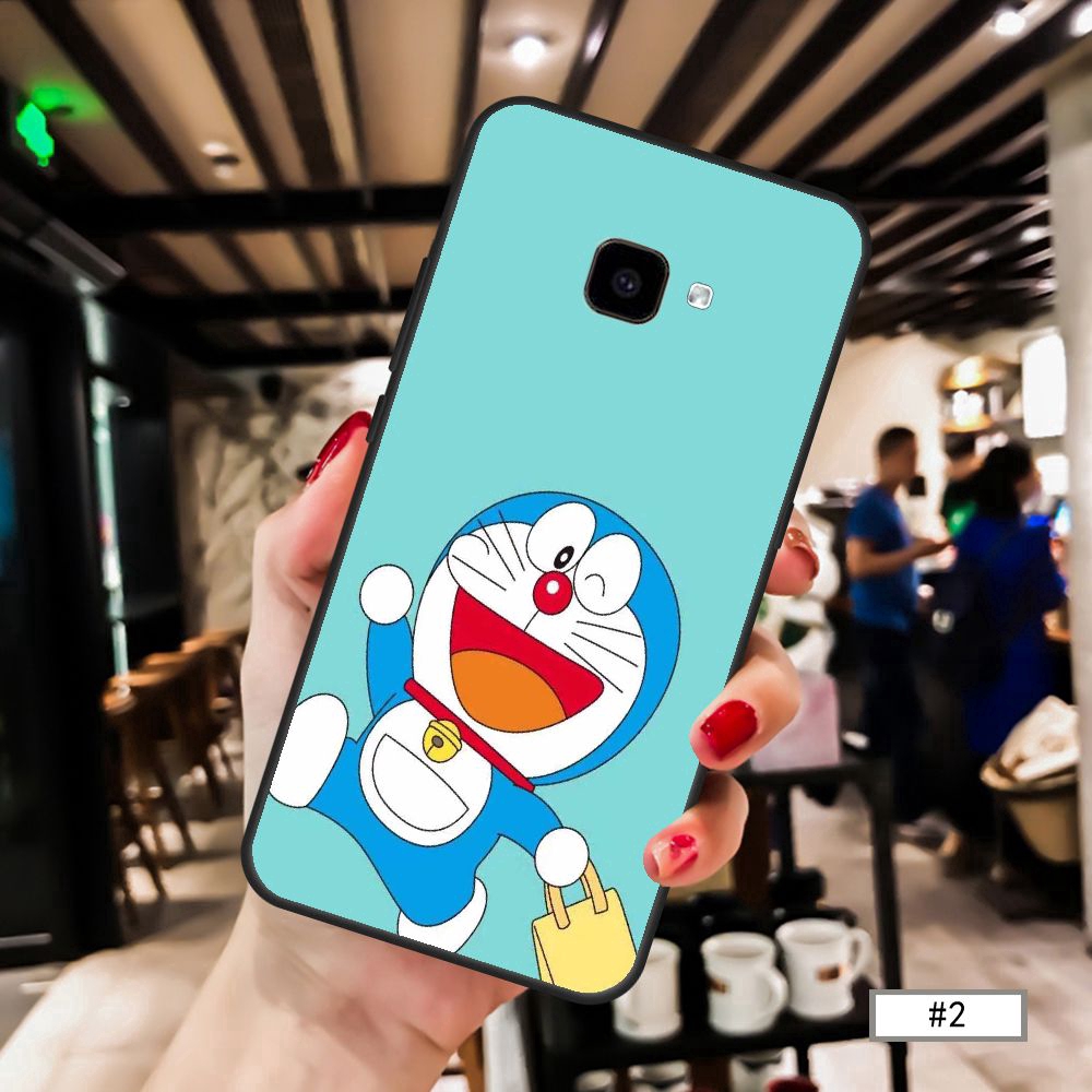 Ốp điện thoại mềm in hình Doraemon cho SAMSUNG J2 J5 J7 Prime A7 A8 A9 2018 A6 Plus A8 Plus M20