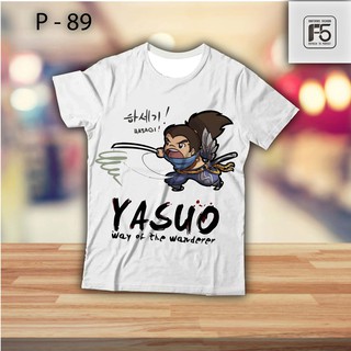 [Siêu Hot] Áo Phông Áo Thun Đẹp Giá Rẻ - Yasuo Liên Minh Huyền Thoại LOL | Sỉ lẻ [Liên hệ để nhận giá sỉ]