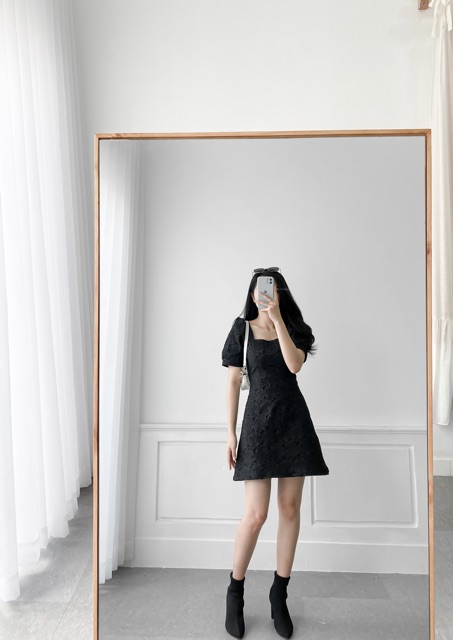 Đầm tay phồng La vie en Rose | BigBuy360 - bigbuy360.vn